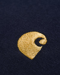 Carhartt WIP S/S Chase Tee - Dark Navy / Gold | Carhartt WIP T Shirts | JEANSTORE