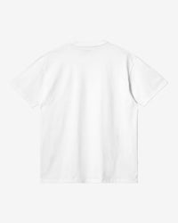 Carhartt WIP S/S Chase Tee - White / Gold | Carhartt WIP T Shirts | JEANSTORE
