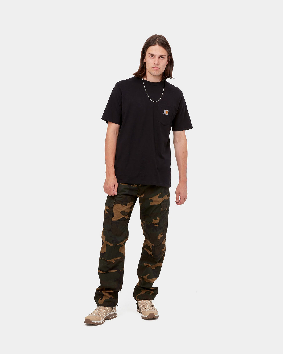 Carhartt WIP Pocket Tee - Black | Carhartt WIP T Shirts | JEANSTORE