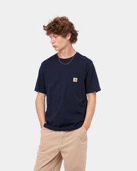 Carhartt WIP Pocket Tee - Dark Navy | Carhartt WIP T Shirts | JEANSTORE