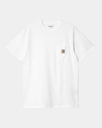 Carhartt WIP Pocket Tee - White | Carhartt WIP T Shirts | JEANSTORE