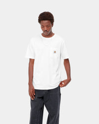 Carhartt WIP Pocket Tee - White | Carhartt WIP T Shirts | JEANSTORE