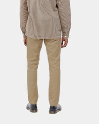 Carhartt WIP Sid Pant Slim Tapered Mens Chinos - Leather Rinsed | Carhartt WIP Chinos & Non-Denim Pants | JEANSTORE