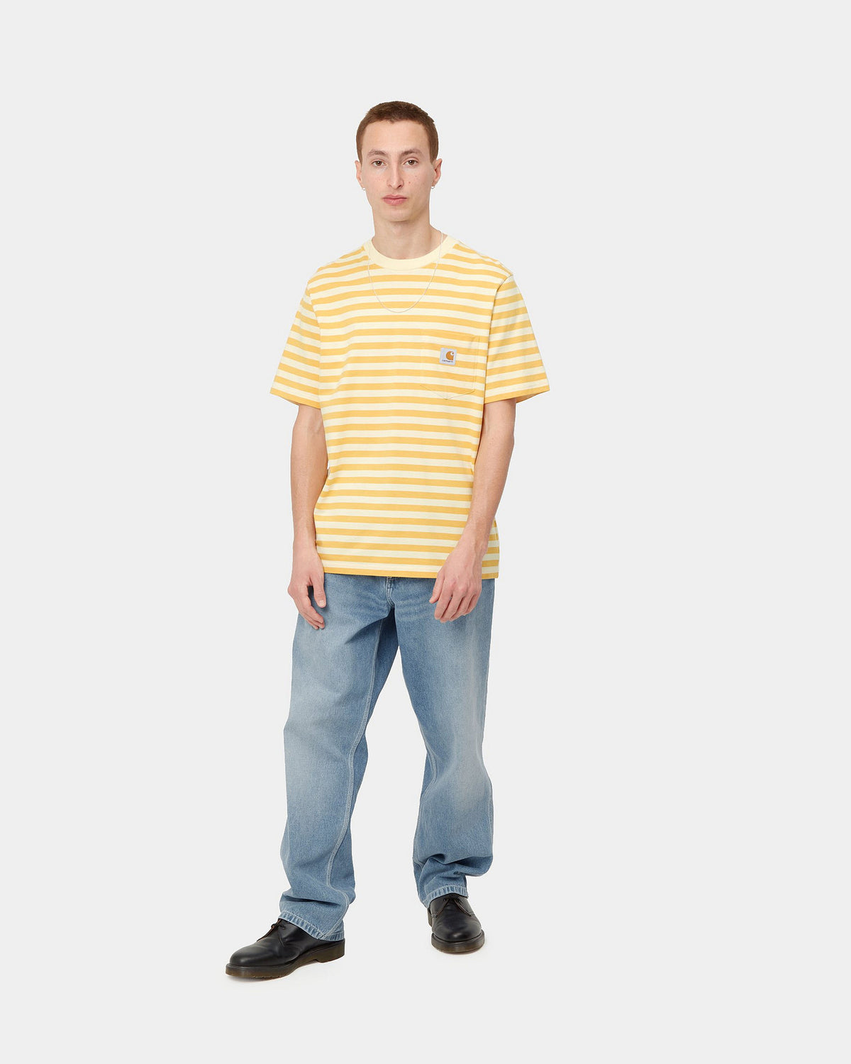 Carhartt WIP Simple Pant Loose Fit Mens Jeans - Blue Light True Washed | Carhartt WIP Jeans | JEANSTORE