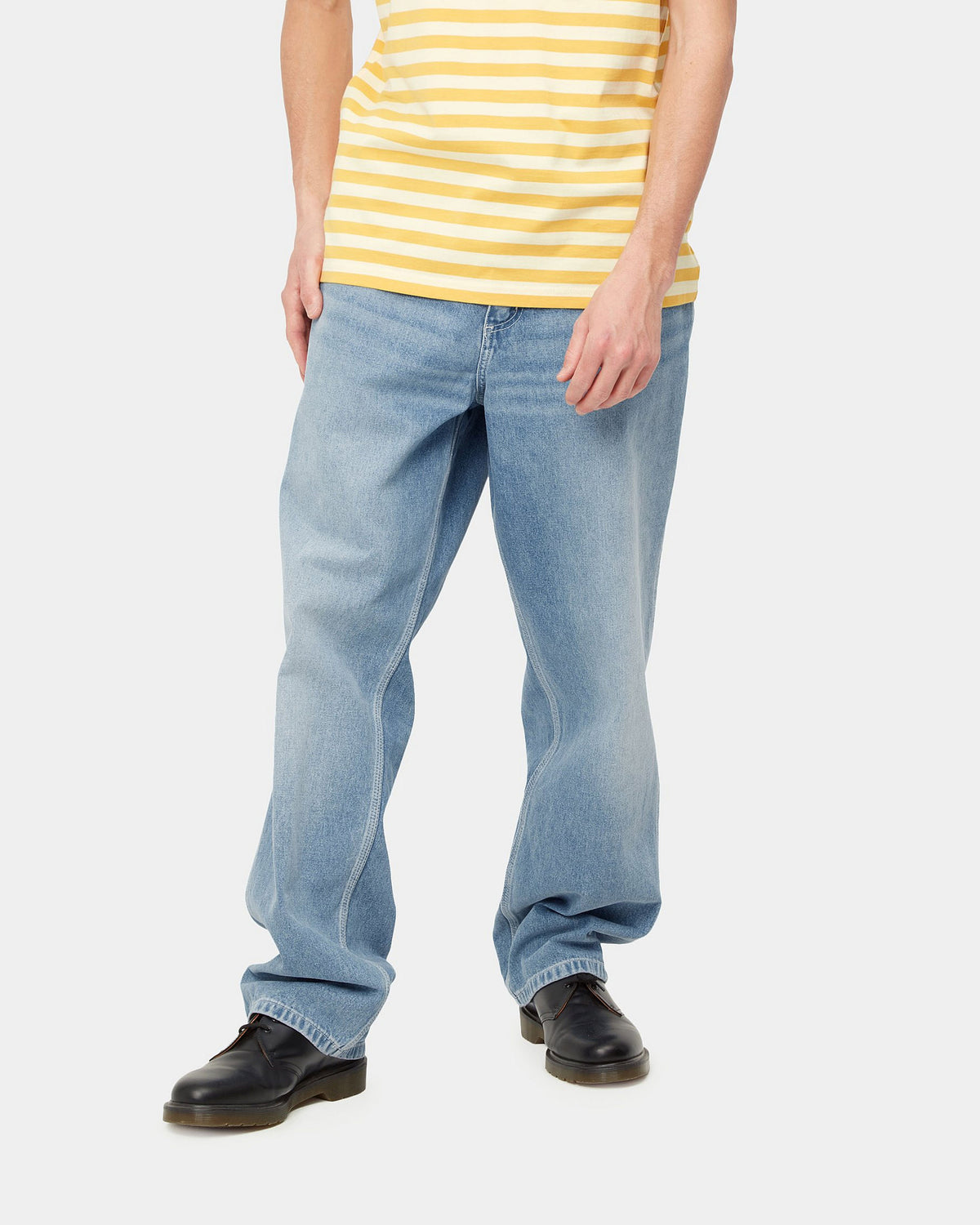 Carhartt WIP Simple Pant Loose Fit Mens Jeans - Blue Light True Washed | Carhartt WIP Jeans | JEANSTORE