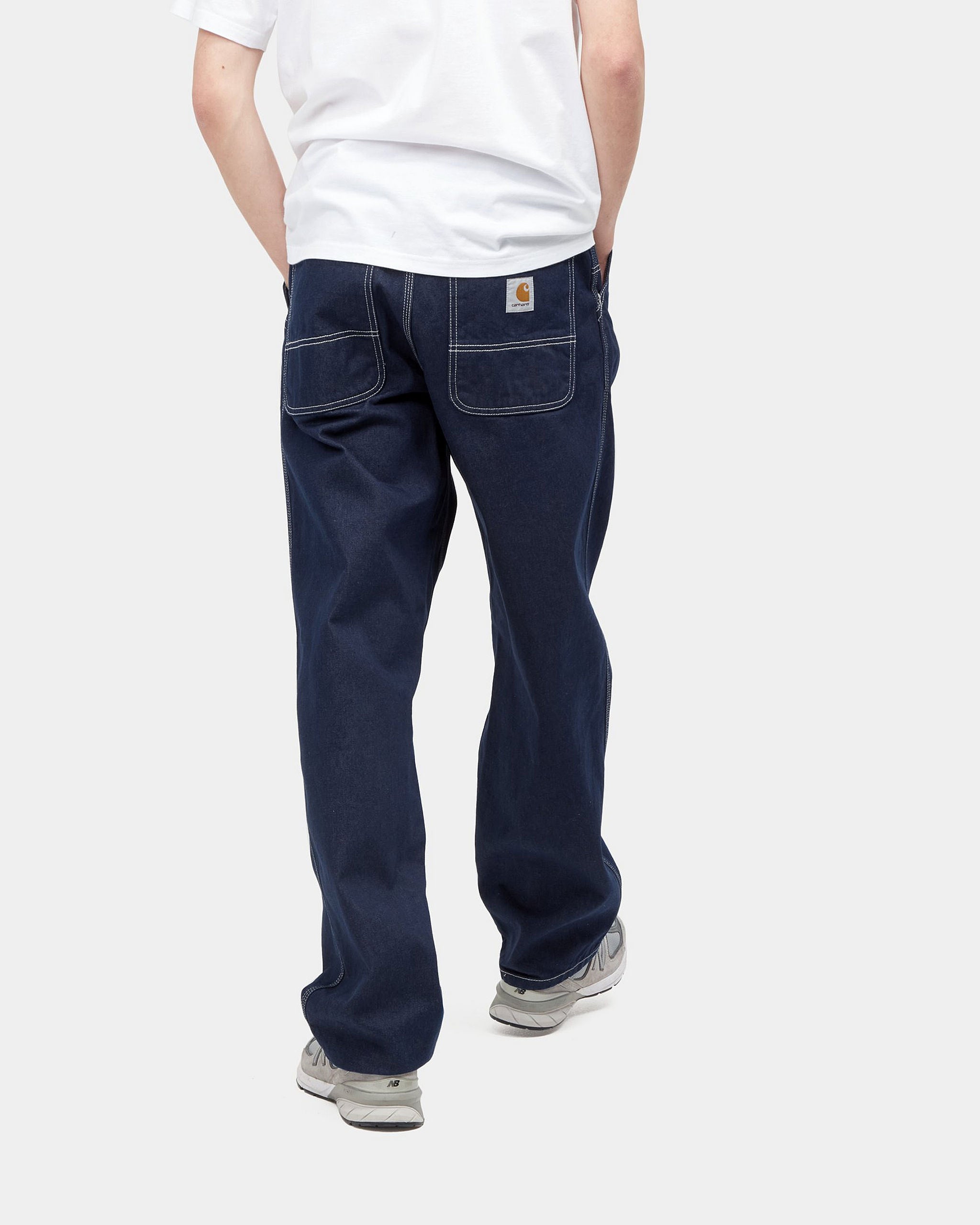 Carhartt WIP Simple Pant Loose Fit Jeans - Blue One Wash | JEANSTORE