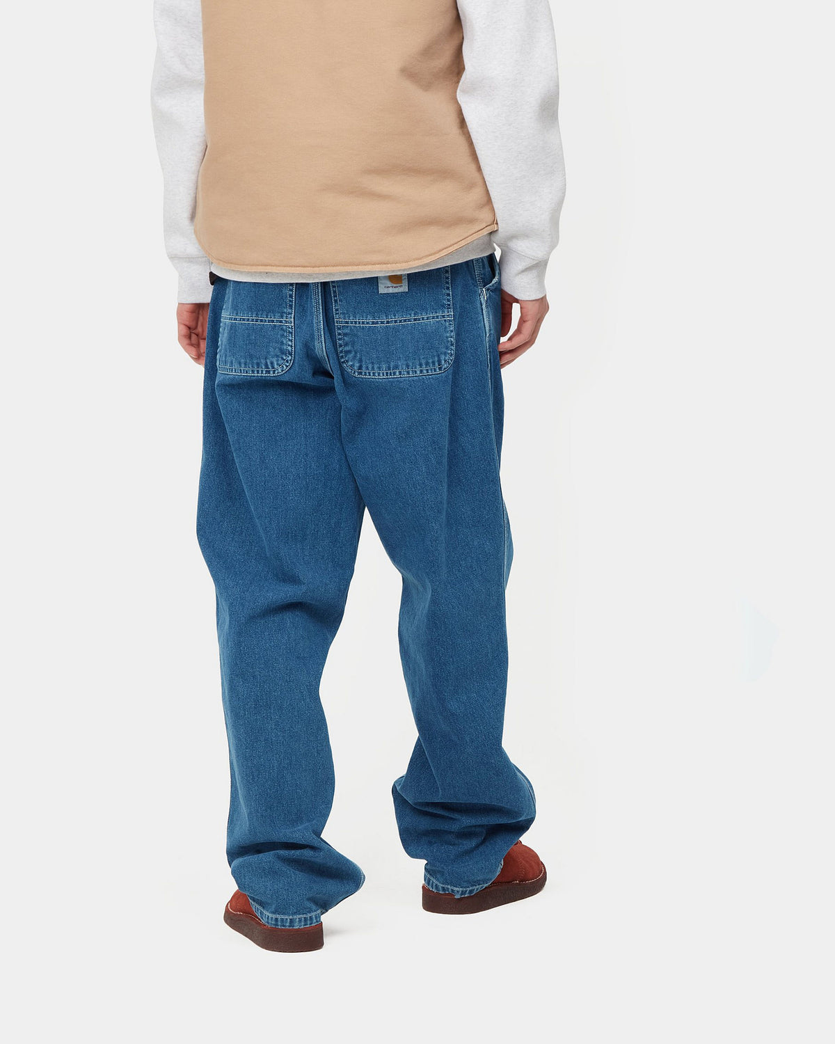 Carhartt WIP Simple Pant Loose Fit Mens Jeans - Blue Stone Washed | Carhartt WIP Jeans | JEANSTORE