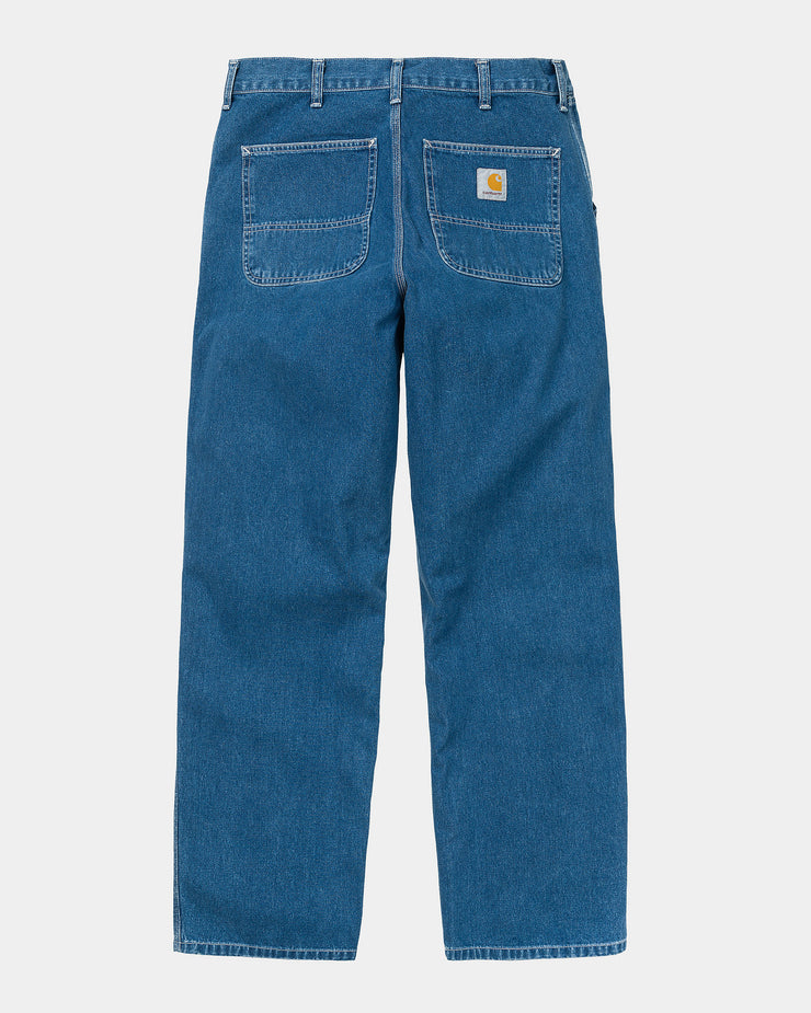 Carhartt WIP Simple Pant Loose Fit Mens Jeans - Blue Stone Washed | Carhartt WIP Jeans | JEANSTORE
