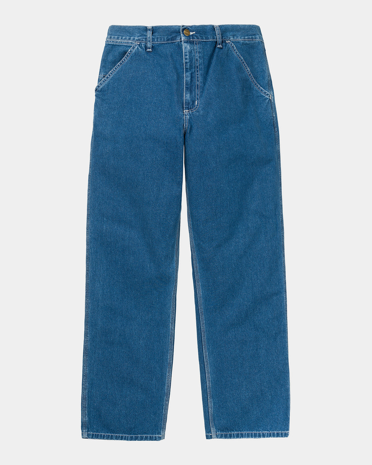 Carhartt WIP Simple Pant Loose Fit Mens Jeans - Blue Stone Washed | Carhartt WIP Jeans | JEANSTORE