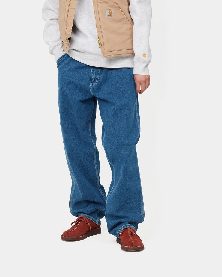 Carhartt WIP landon loose tapered fit jeans in blue stone wash