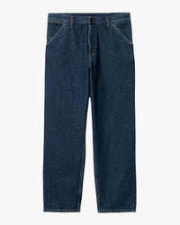 Carhartt WIP Single Knee Pant Relaxed Fit Mens Jeans - Blue Stone Washed | Carhartt WIP Jeans | JEANSTORE