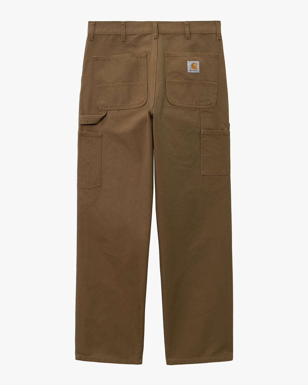 Carhartt WIP Single Knee Pant Relaxed Fit Canvas Trousers - Hamilton Brown Rinsed | Carhartt WIP Chinos & Non-Denim Pants | JEANSTORE