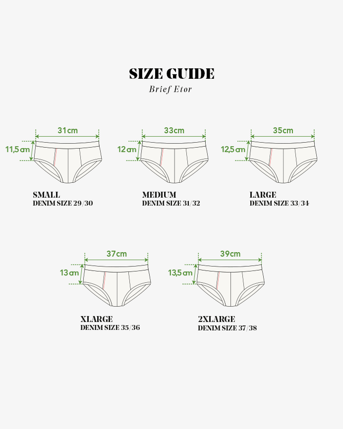 Hemen Biarritz Etor Brief - Green Clay | Hemen Biarritz Underwear | JEANSTORE