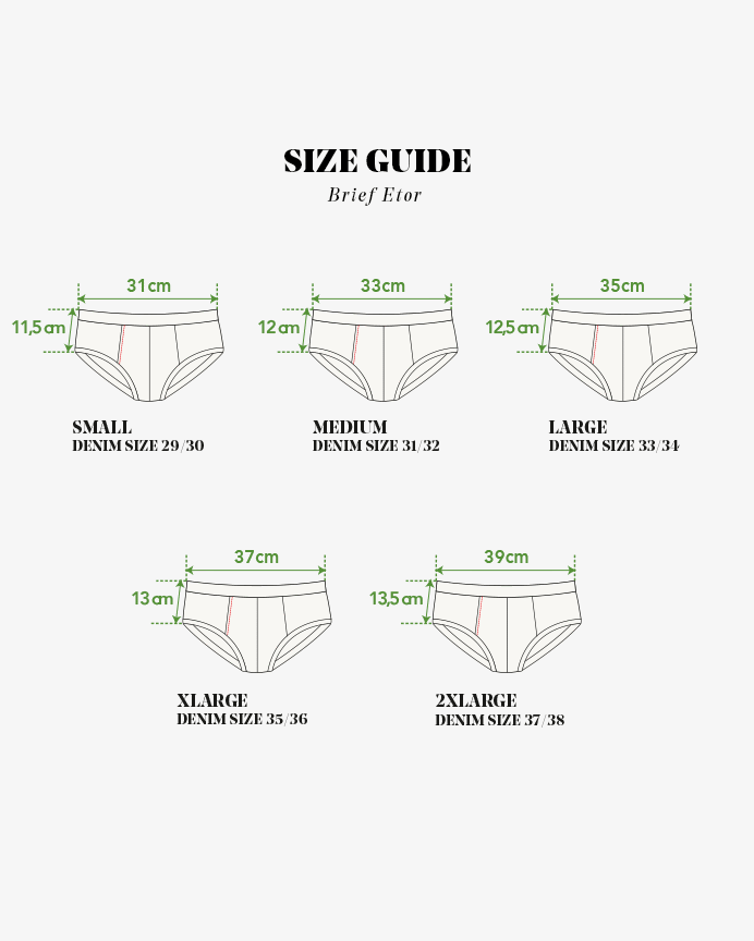 Hemen Biarritz Etor Sailor Stripes Brief - Marine / Natural | Hemen Biarritz Underwear | JEANSTORE