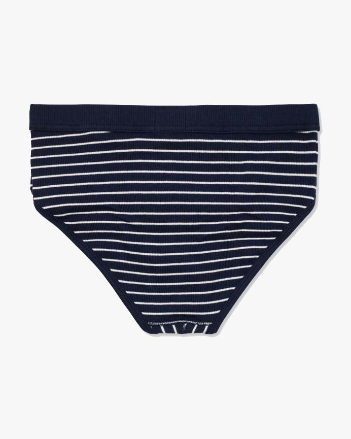 Hemen Biarritz Etor Sailor Stripes Brief - Marine / Natural | Hemen Biarritz Underwear | JEANSTORE