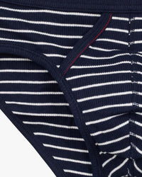 Hemen Biarritz Etor Sailor Stripes Brief - Marine / Natural | Hemen Biarritz Underwear | JEANSTORE