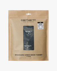 Carhartt WIP 2-Pack Crew Neck Tees - Black | Carhartt WIP T Shirts | JEANSTORE