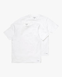 Carhartt WIP 2-Pack Crew Neck Tees - White | Carhartt WIP T Shirts | JEANSTORE