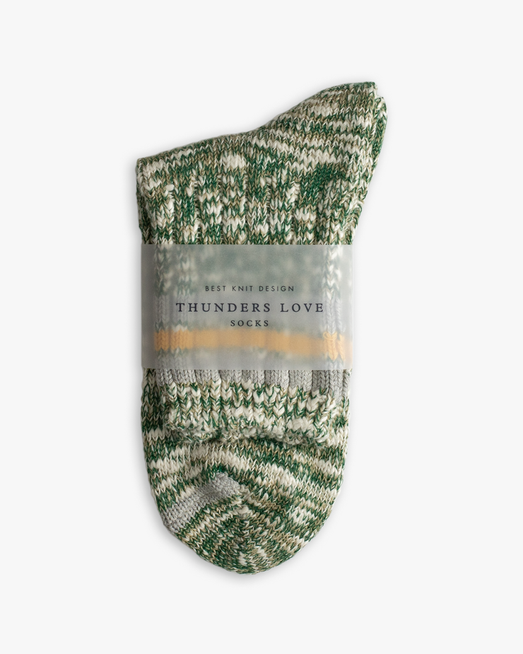Thunders Love Athletic Collection Socks - Green | Thunders Love Socks | JEANSTORE