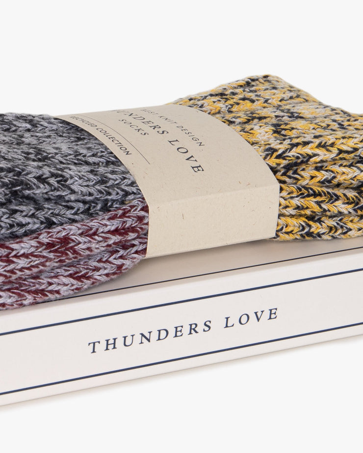 Thunders Love Charlie Collection Socks - Black | Thunders Love Socks | JEANSTORE