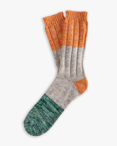 Thunders Love Charlie Collection Socks - Orange & Green