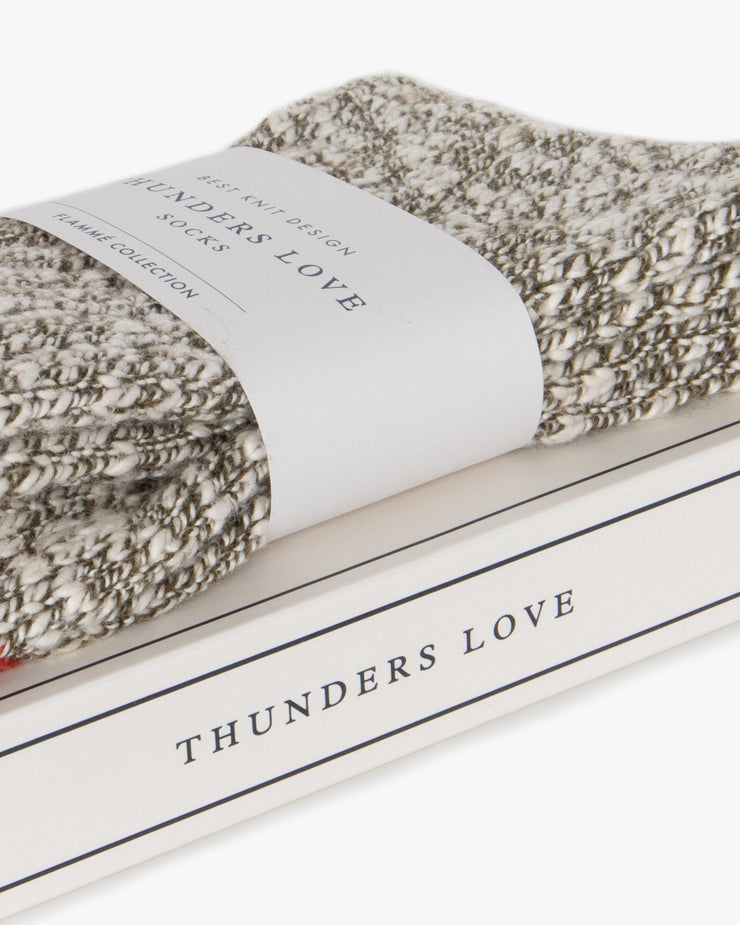 Thunders Love Flammé Collection Socks - Army Green | Thunders Love Socks | JEANSTORE