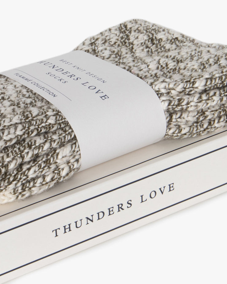 Thunders Love Flammé Collection Socks - Douglas Army Green | Thunders Love Socks | JEANSTORE