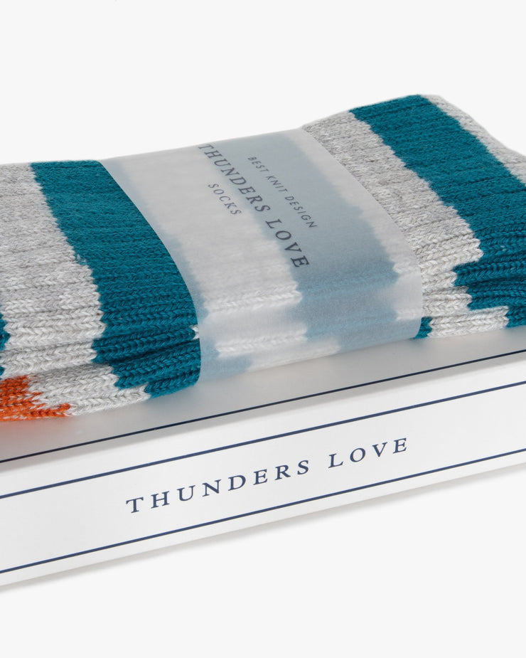 Thunders Love Nautical Turn Socks - Lake | Thunders Love Socks | JEANSTORE