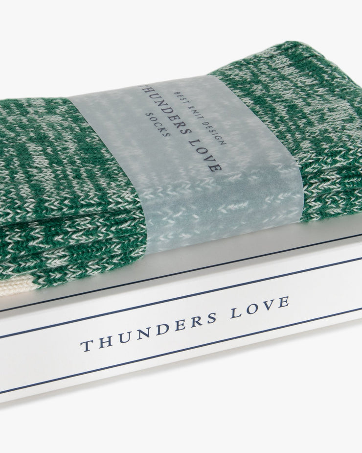 Thunders Love Nautical Turn Socks - Oceanside Green | Thunders Love Socks | JEANSTORE