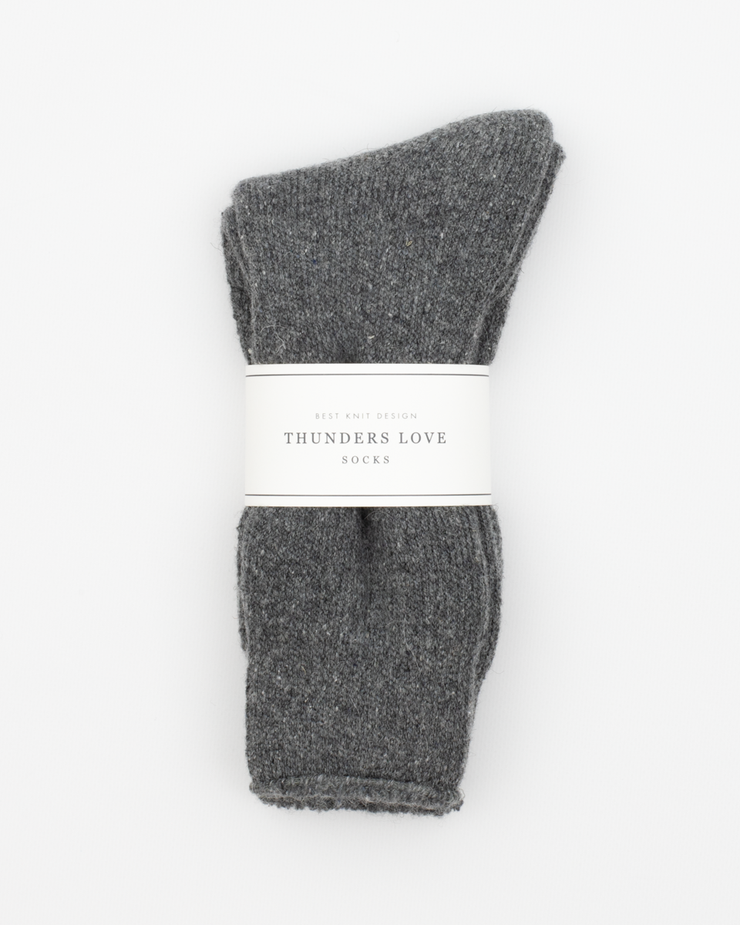 Thunders Love Outdoor Collection Recycled Wool Socks - Grey | Thunders Love Socks | JEANSTORE