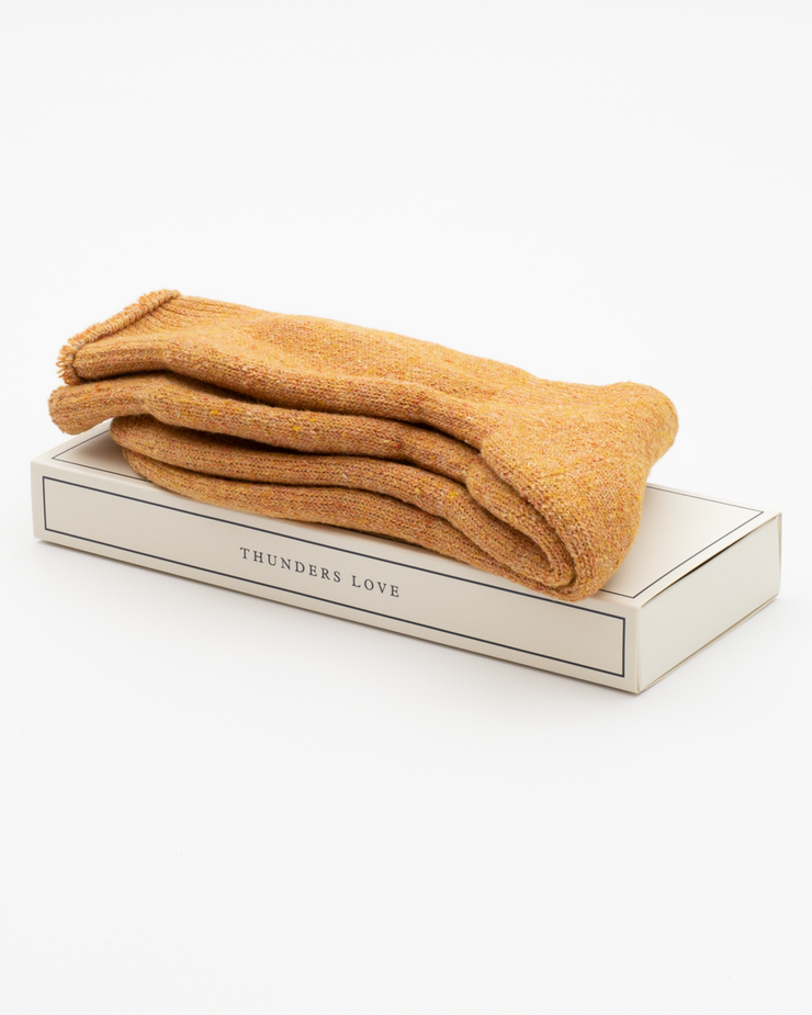 Thunders Love Outdoor Collection Recycled Wool Socks - Light Orange | Thunders Love Socks | JEANSTORE