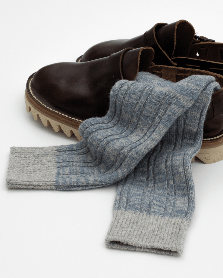 Thunders Love Wool Collection Double Ribbed Socks - Blue | Thunders Love Socks | JEANSTORE
