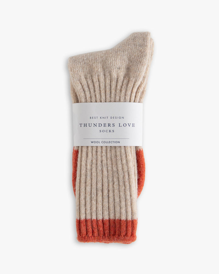 Thunders Love Wool Collection Socks - Raw White | Thunders Love Socks | JEANSTORE