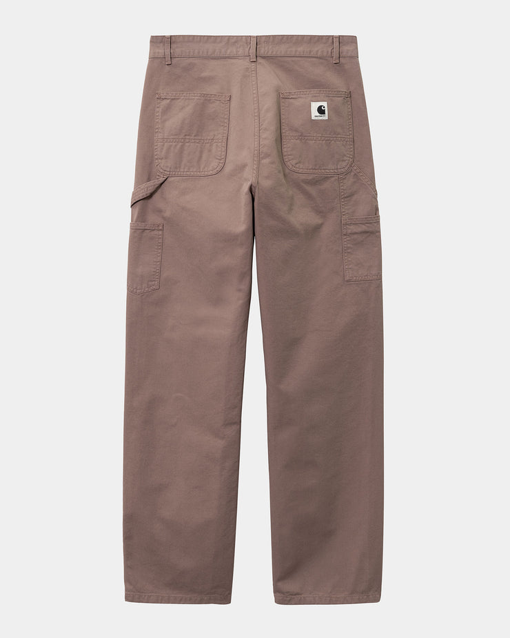 Carhartt WIP Womens Pierce Pant Straight Fit Canvas Trousers - Lupinus Faded | Carhartt WIP Chinos & Non-Denim Pants | JEANSTORE
