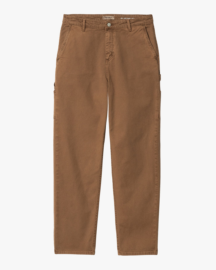 Carhartt WIP Womens Pierce Pant Straight Fit Canvas Trousers - Tamarind Faded | Carhartt WIP Chinos & Non-Denim Pants | JEANSTORE