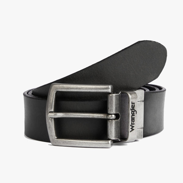 Wrangler 2-Sided Reversible Leather Belt - Black / Brown | Wrangler Belts | JEANSTORE