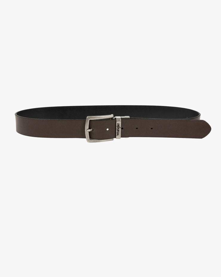 Wrangler 2-Sided Reversible Leather Belt - Black / Brown | Wrangler Belts | JEANSTORE