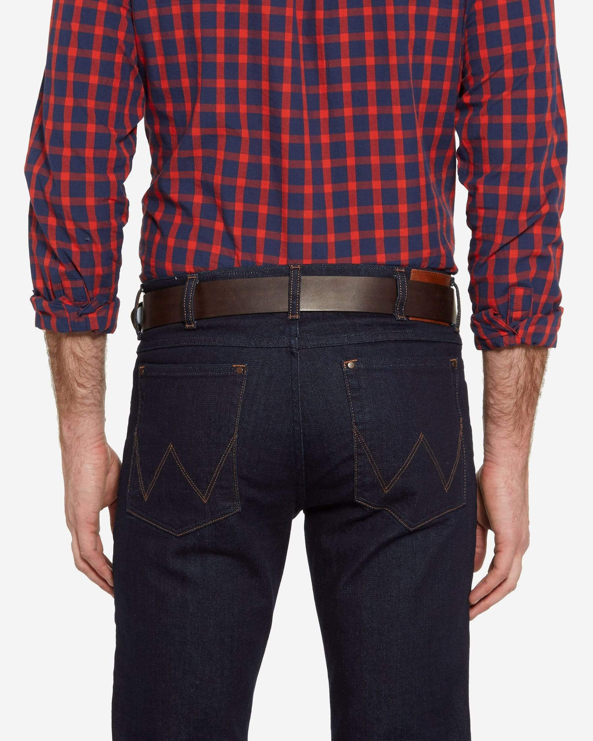 Wrangler Basic Metal Loop Belt - Brown | Wrangler Belts | JEANSTORE