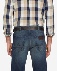 Wrangler Basic Stitched Belt - Black | Wrangler Belts | JEANSTORE