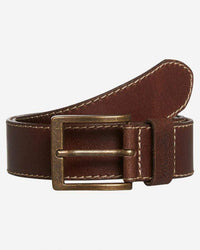 Wrangler Basic Stitched Belt - Mid Brown | Wrangler Belts | JEANSTORE