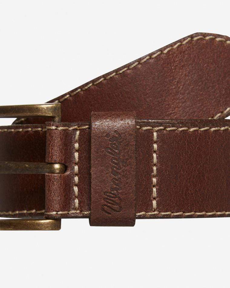 Wrangler Basic Stitched Belt - Mid Brown | Wrangler Belts | JEANSTORE