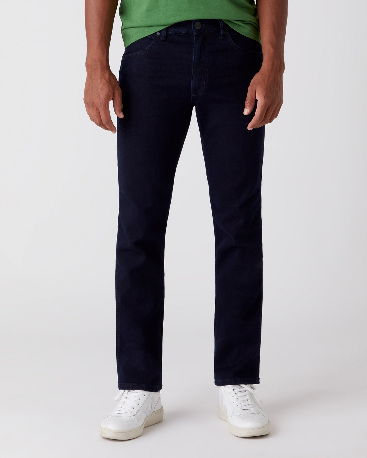 Wrangler Greensboro Regular Fit Mens Jeans - Black Back (Blue) | Wrangler Jeans | JEANSTORE