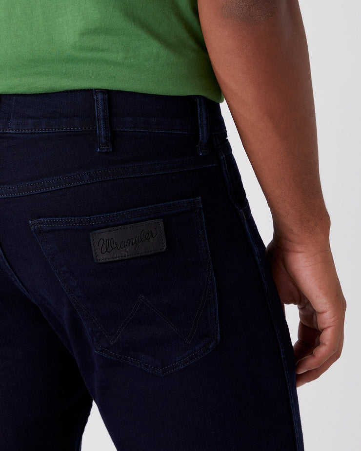 Wrangler Greensboro Regular Fit Mens Jeans - Black Back (Blue) | Wrangler Jeans | JEANSTORE