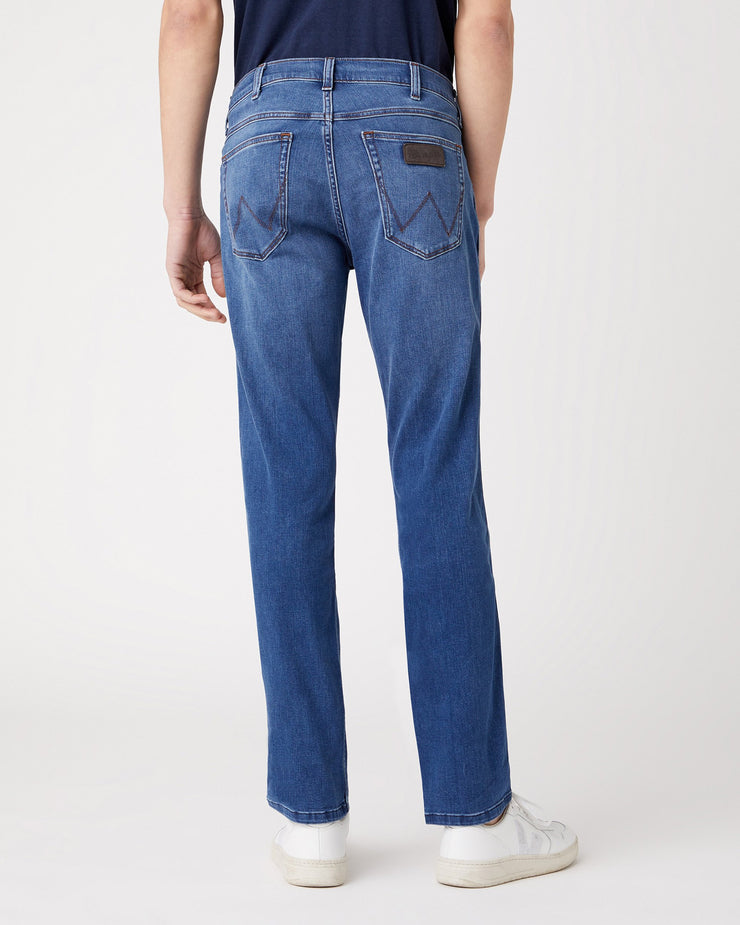 Wrangler Greensboro Regular Fit Mens Jeans - Bright Stroke | Wrangler Jeans | JEANSTORE