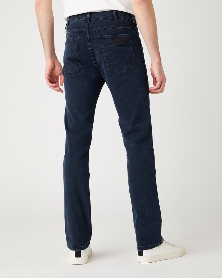 Wrangler Greensboro Regular Fit Mens Jeans - Iron Blue | Wrangler Jeans | JEANSTORE