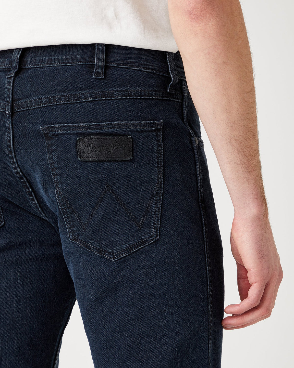Wrangler Greensboro Regular Fit Mens Jeans - Iron Blue | Wrangler Jeans | JEANSTORE