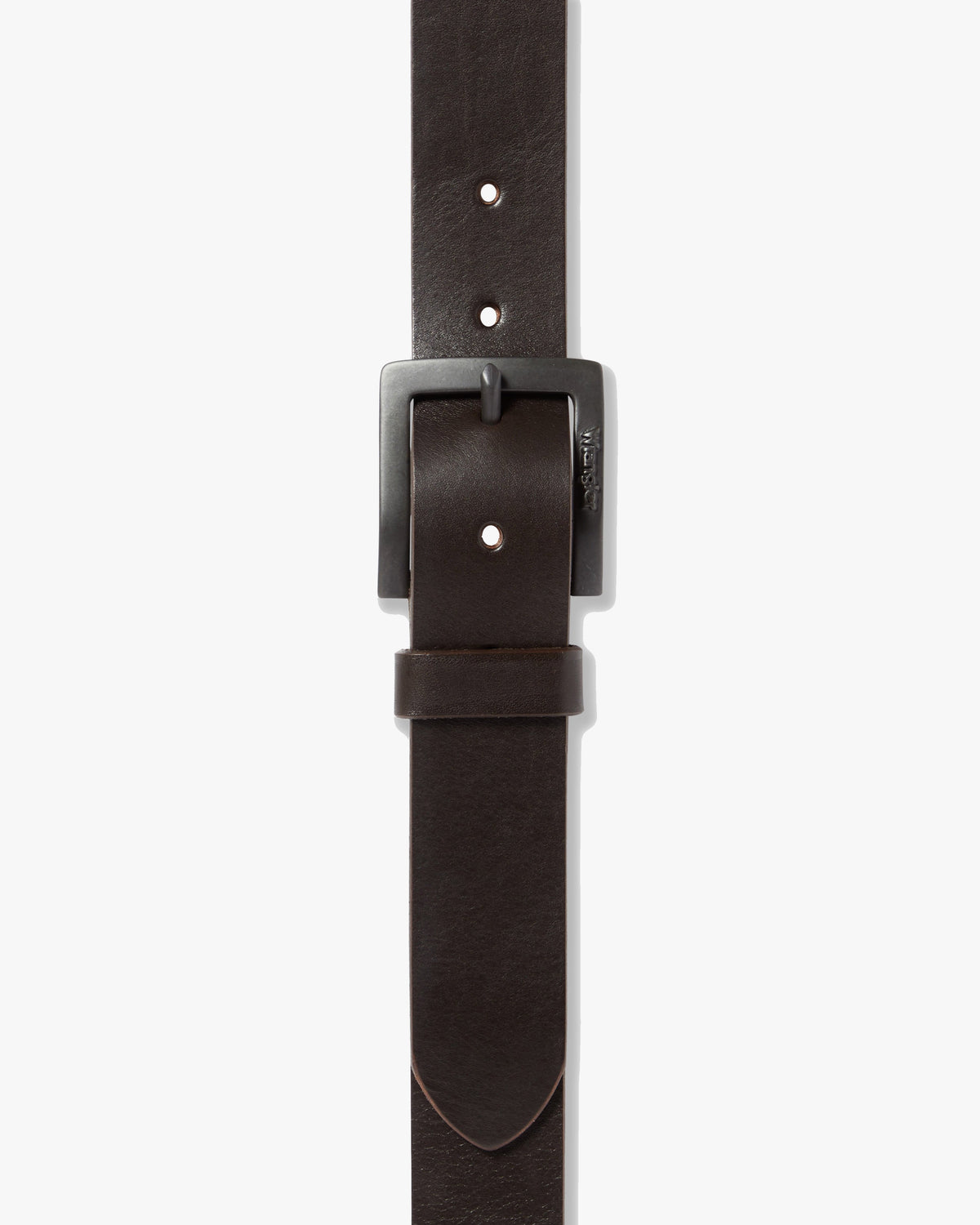 Wrangler Kabel Buckle Leather Belt - Brown | Wrangler Belts | JEANSTORE
