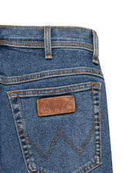 Wrangler Texas SLIM Mens Jeans - Stonewash Blue | Wrangler Jeans | JEANSTORE