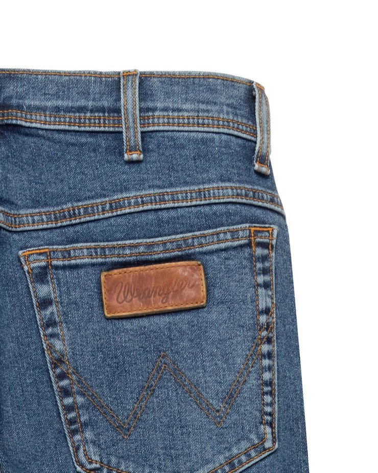 Wrangler Texas SLIM Mens Jeans - Stonewash Blue – JEANSTORE