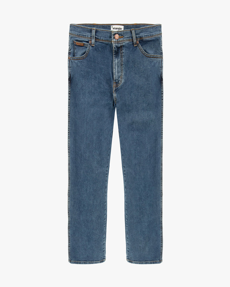 Wrangler Texas SLIM Mens Jeans - Stonewash Blue | Wrangler Jeans | JEANSTORE